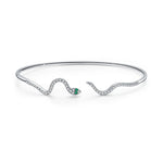 Antique Silver Snake Bracelet - Vignette | Snakes Store