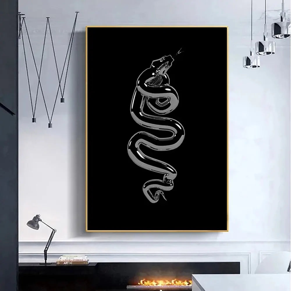 Black Mamba Snake Painting Snakes Store™