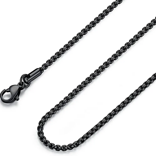Black Snake Chain Black 316L Stainless Steel Snakes Store™