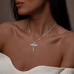 Caduceus Medical Symbol Necklace - Vignette | Snakes Store