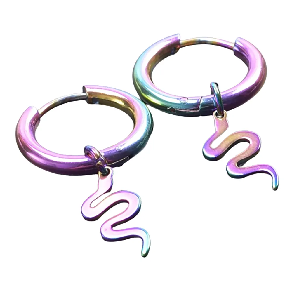 Colorful Snake Earrings Colorful Fits for all 316L Stainless Steel Snakes Store™
