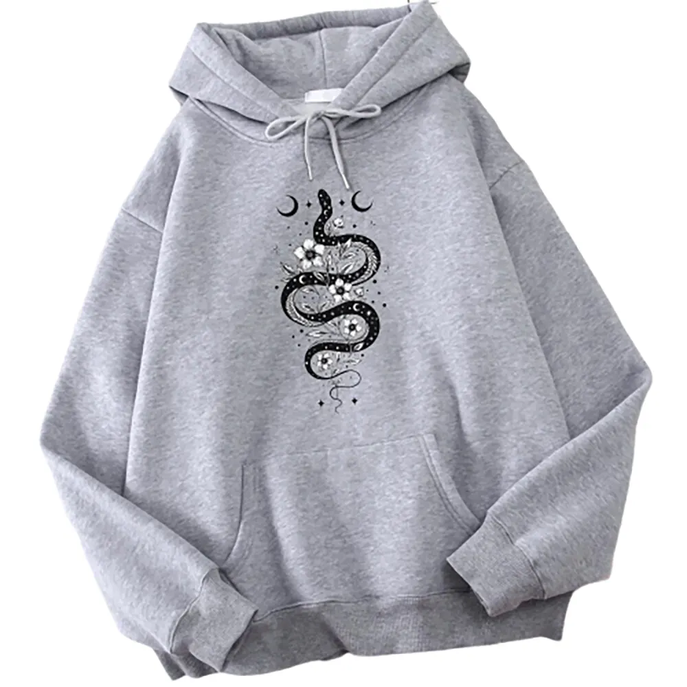 Cool Snake Hoodie Gray Snakes Store™