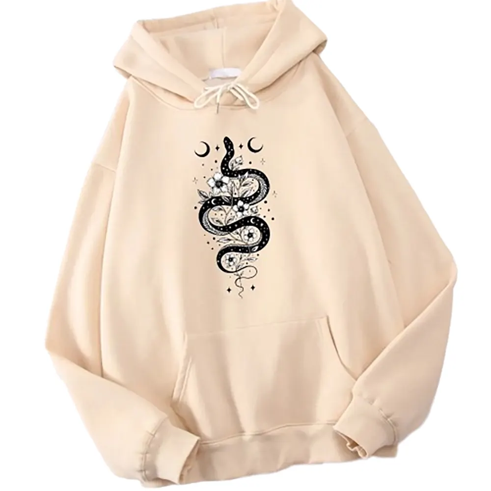 Cool Snake Hoodie Beige Snakes Store™