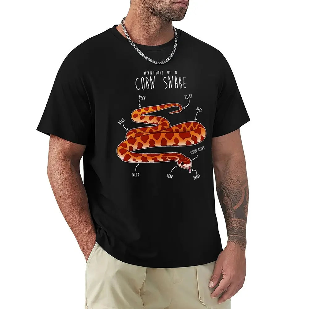 Corn Snake T-Shirt Black Snakes Store™