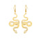 Crystal Snake Earrings Gold Fits for all 316L Stainless Steel Snakes Store™