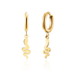 Dainty Snake Earrings - Vignette | Snakes Store
