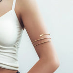Gold Snake Arm Bracelet - Vignette | Snakes Store
