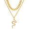 Gold Snake Pendant Chain Snakes Store™