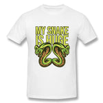 Green Snake Print T-shirt - Vignette | Snakes Store