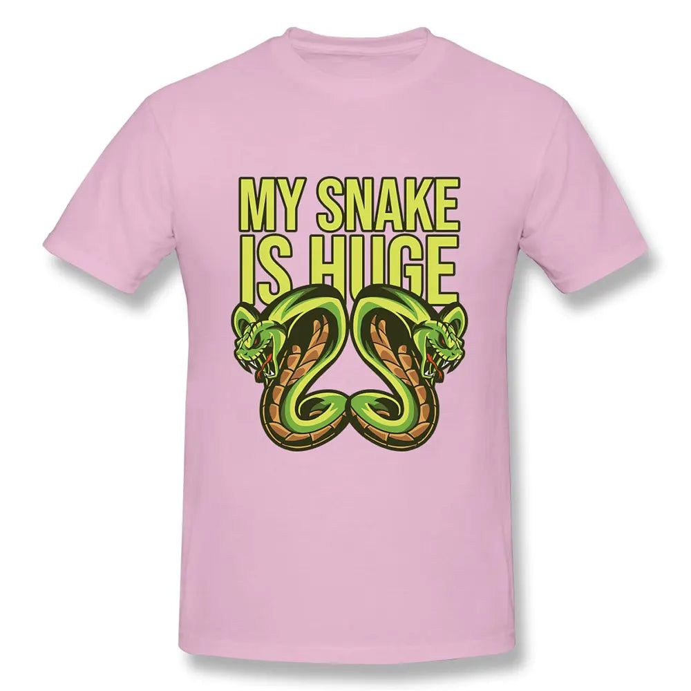 Green Snake Print T-shirt Pink Snakes Store™