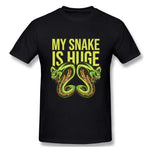 Green Snake Print T-shirt - Vignette | Snakes Store