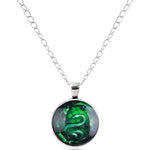 Green Snake pendant Chain - Vignette | Snakes Store