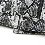 Grey Snake Print Jacket - Vignette | Snakes Store