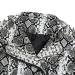Grey Snake Print Jacket - Vignette | Snakes Store
