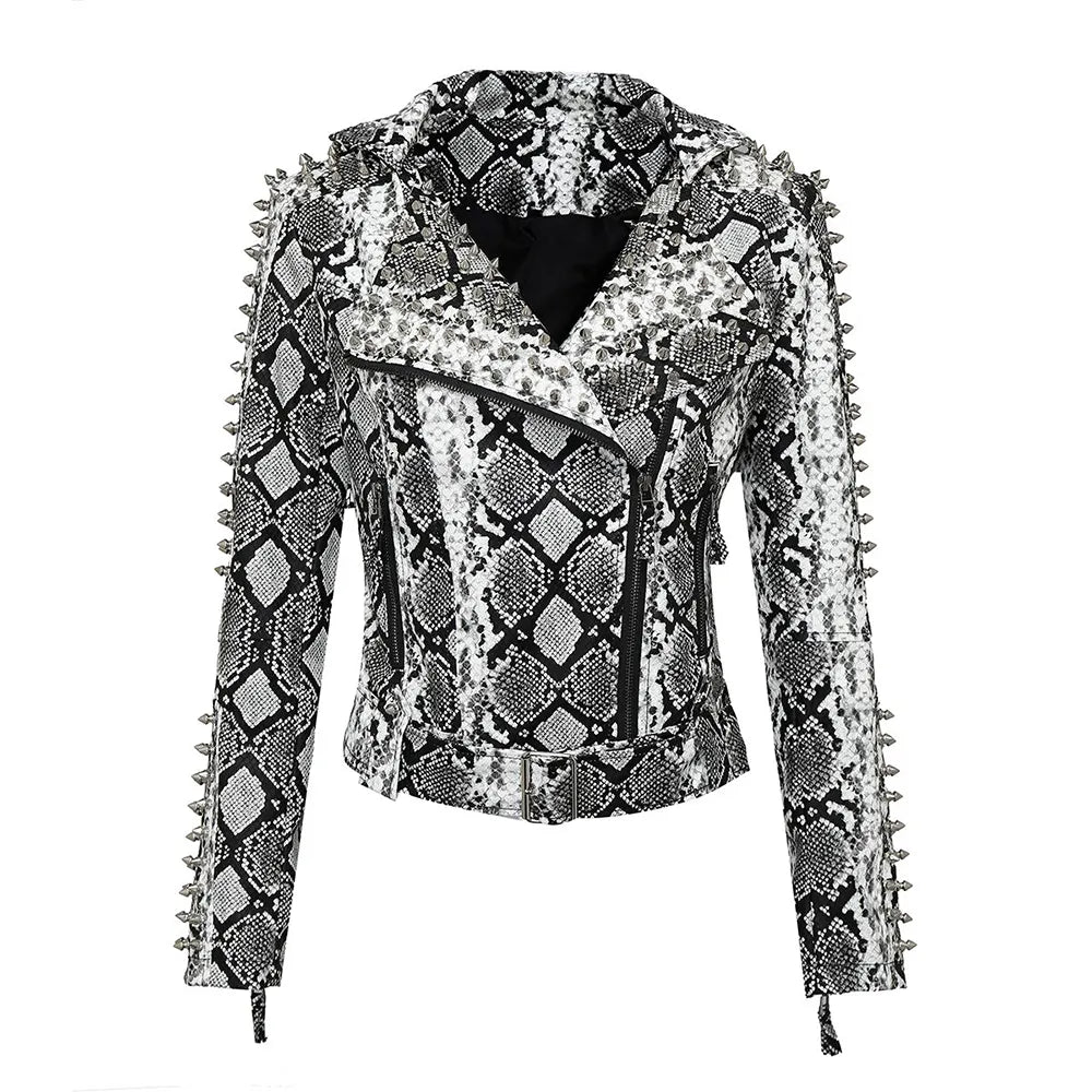 Grey Snake Print Jacket grey Snakes Store™