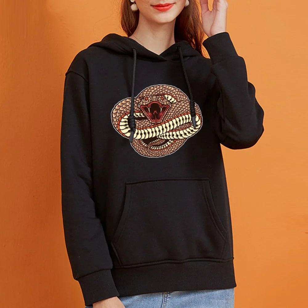 Snake Bite Hoodie Black Snakes Store