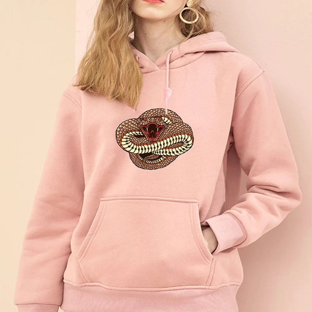 Snake Bite Hoodie Pink Snakes Store