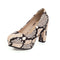 Python Skin Pumps