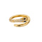Crystal Snake Ring Gold Gold 316L Stainless Steel One fits for most Snakes Store