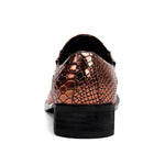 Brown Snakeskin Dress Shoes - Vignette | Snakes Store
