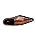 Brown Snakeskin Dress Shoes - Vignette | Snakes Store