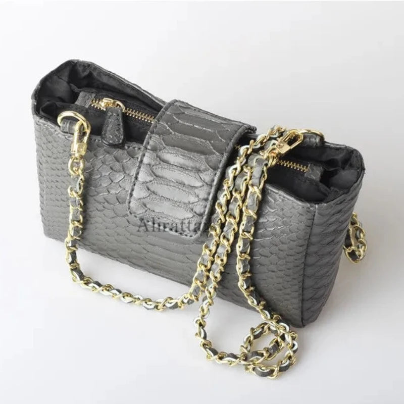 Snake Wallet With Chain Rock Gray Snakes Store