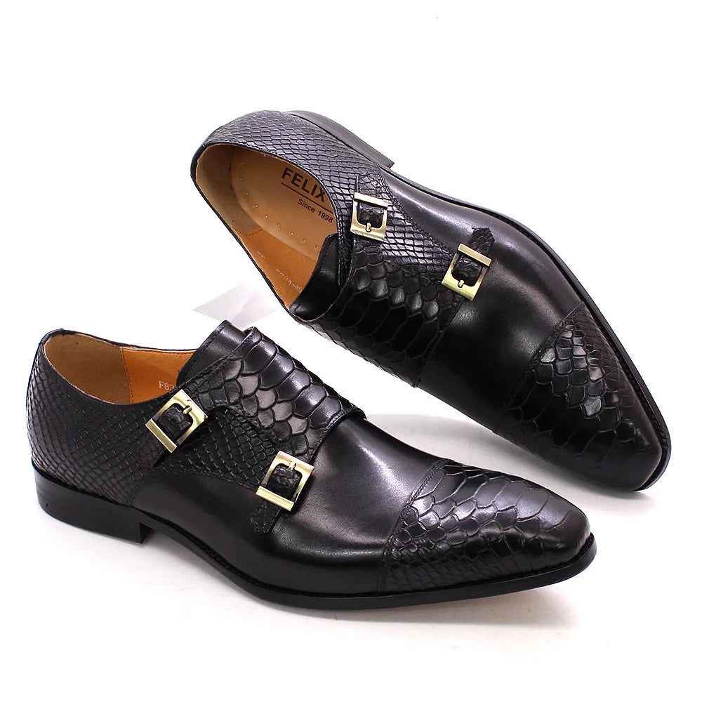 snakeskin dress shoes mens