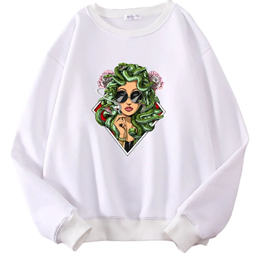 Medusa Sweatshirt White Snakes Store™