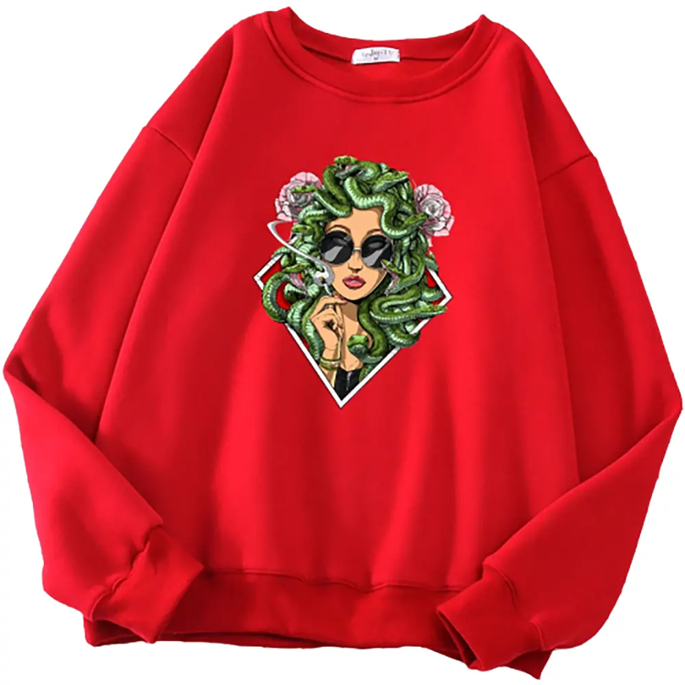 Medusa Sweatshirt Red Snakes Store™