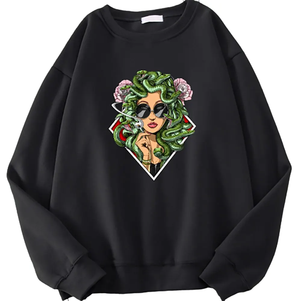 Medusa Sweatshirt Black Snakes Store™