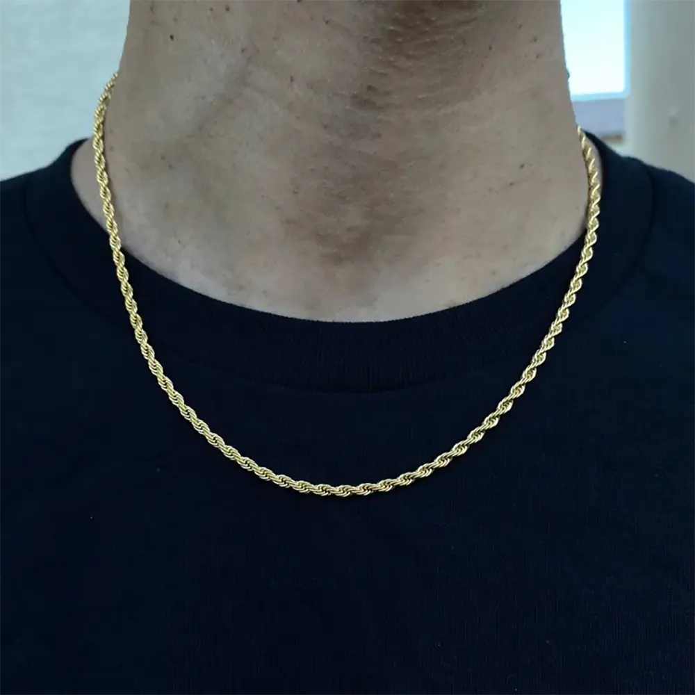 Mens Gold Snake Chain Gold 316L Stainless Steel Snakes Store™