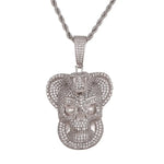 Mens Snake Pendant Diamond - Vignette | Snakes Store
