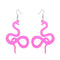 Pink Snake Earrings Pink Fits for all Alloy Snakes Store™