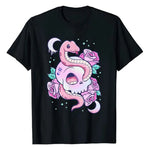 Pink Snake Print T-shirt - Vignette | Snakes Store