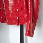 Red Snake Print Jacket - Vignette | Snakes Store