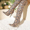 Python Thigh High Boots