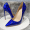 Blue Snake Skin Pumps
