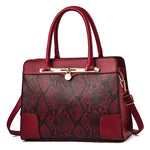 Red Snake Print Bag - Vignette | Snakes Store