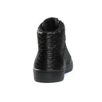 Black Snake Skin Sneakers - Vignette | Snakes Store