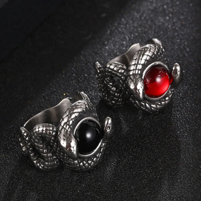 Vintage Double Snake Ring Snakes Store