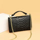 Black Snake Chain Bag