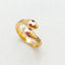 Snake Ring with Ruby Eyes Gold Copper One fits for most Snakes Store