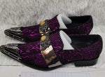 Purple Snakeskin Dress Shoes - Vignette | Snakes Store