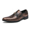 Brown Snakeskin Dress Shoes