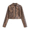 Snake Print Jacket