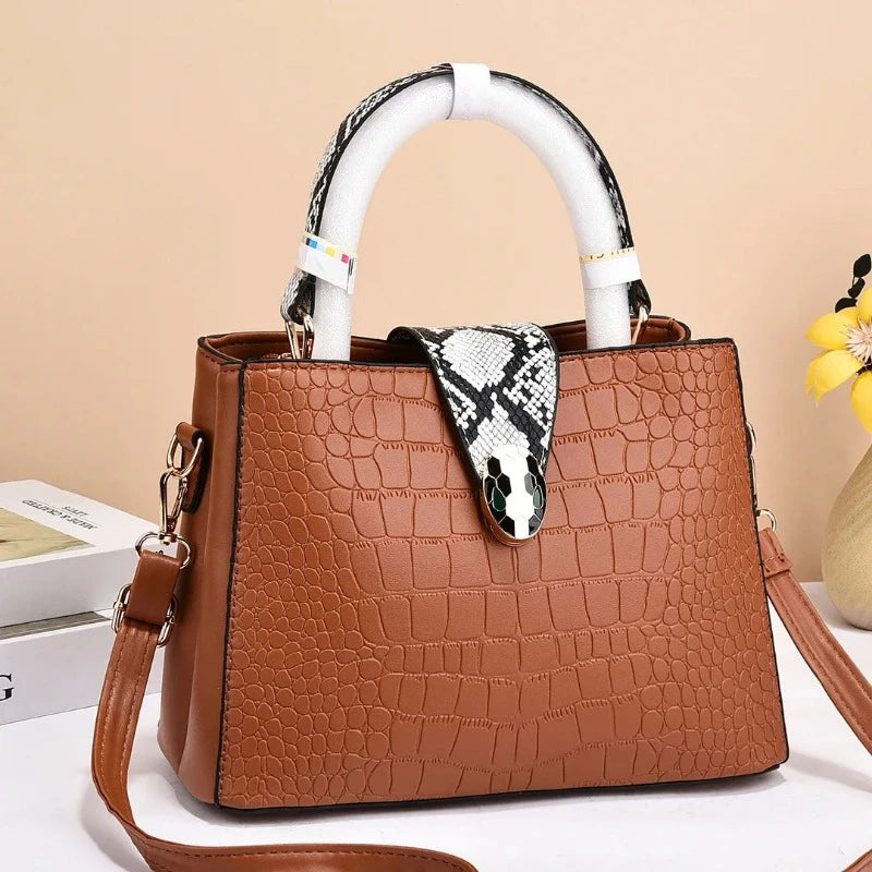 Snake Bucket Bag Brown Snakes Store