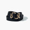 Black Belt With Snake Buckle