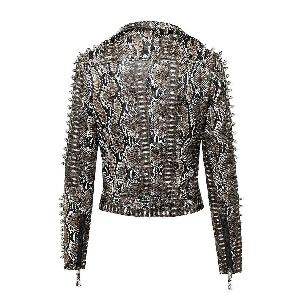 Serpent Leather Jacket Snakes Store™