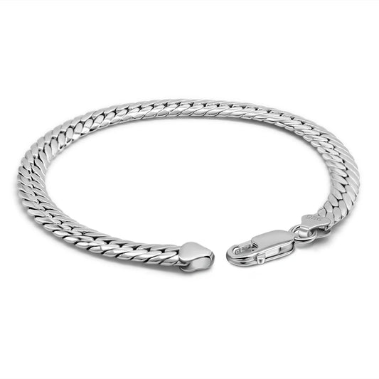925 Sterling Silver Snake Bracelet