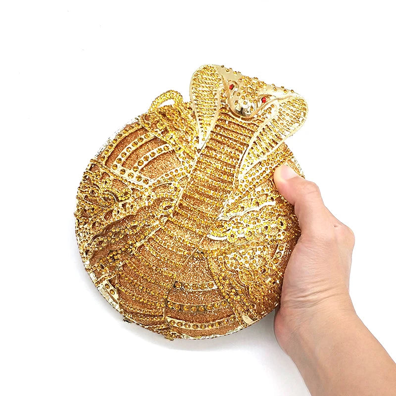 Gold Snake Clutch Bag Snakes Store